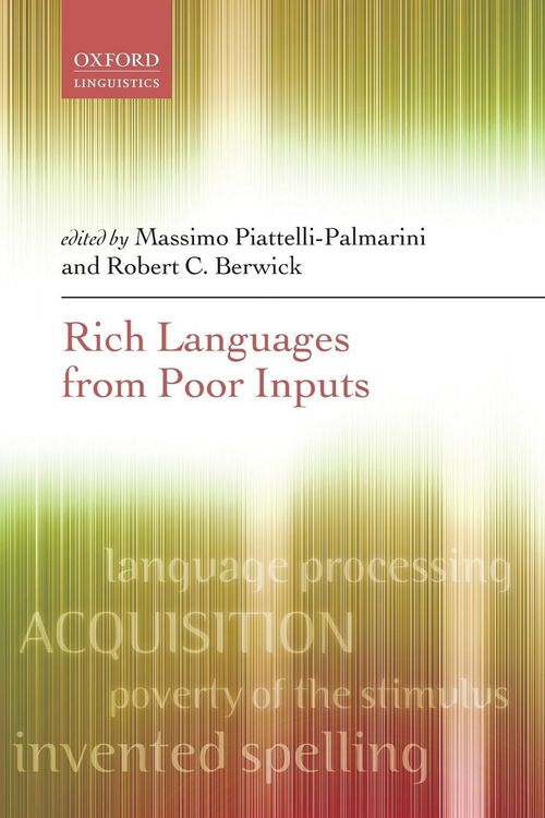 Produktbild: RICH LANGUAGES FROM POOR INPUTS P