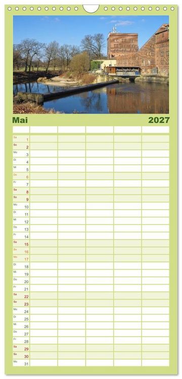 Produktbild: Familienplaner 2027 - Dessau mit 5 Spalten (Wandkalender, 21 x 45 cm) CALVENDO