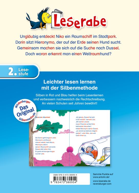 Produktbild: Leserabe mit Mildenberger Silbenmethode - Besuch aus dem Weltraum
