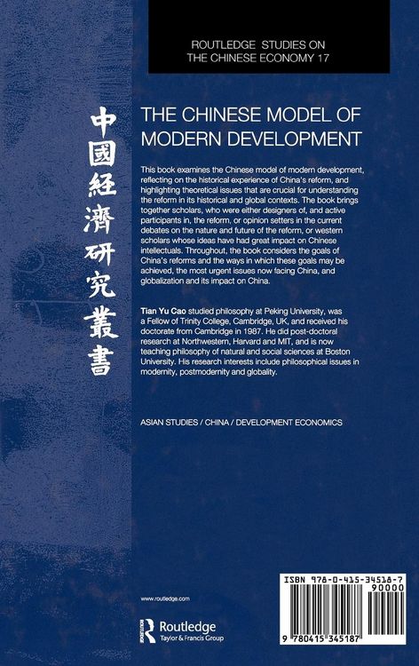 Produktbild: The Chinese Model of Modern Development