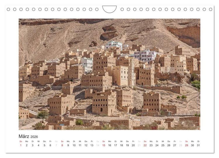 Produktbild: Der Jemen (Wandkalender 2026 DIN A4 quer), CALVENDO Monatskalender