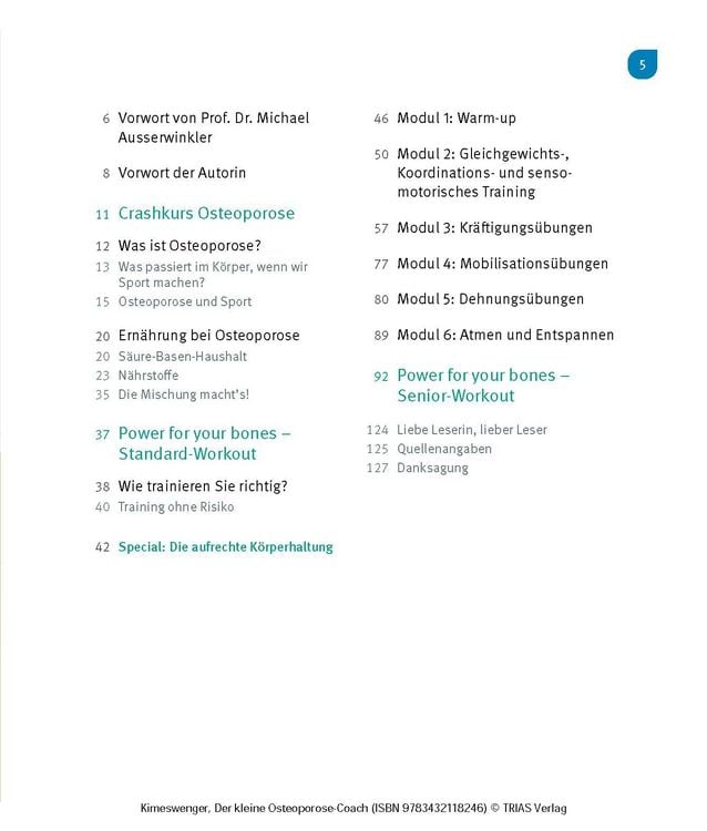 Produktbild: Der kleine Osteoporose-Coach