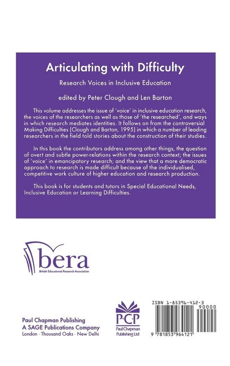Produktbild: Articulating with Difficulty