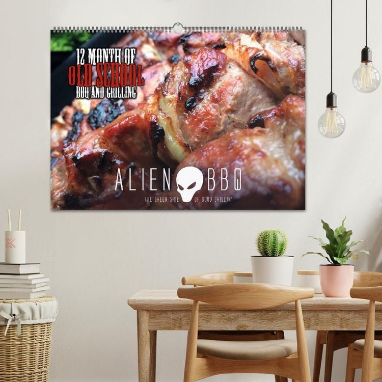 Produktbild: ALIEN-BBQ 2026 (Wandkalender 2026 DIN A2 quer), CALVENDO Monatskalender