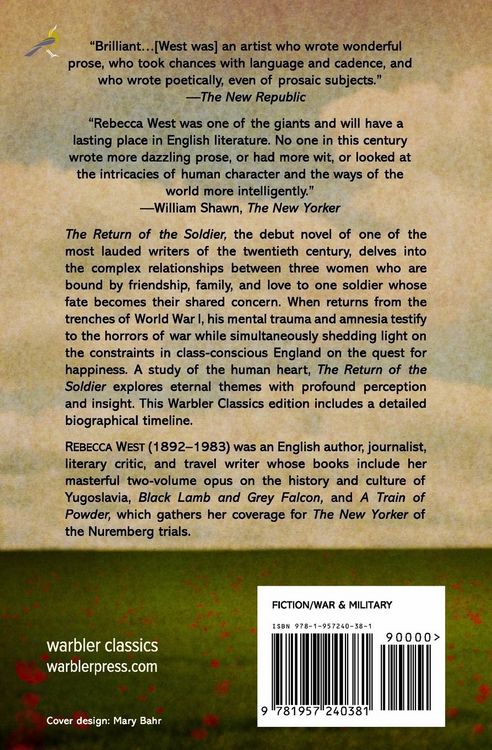 Produktbild: The Return of the Soldier (Warbler Classics Annotated Edition)