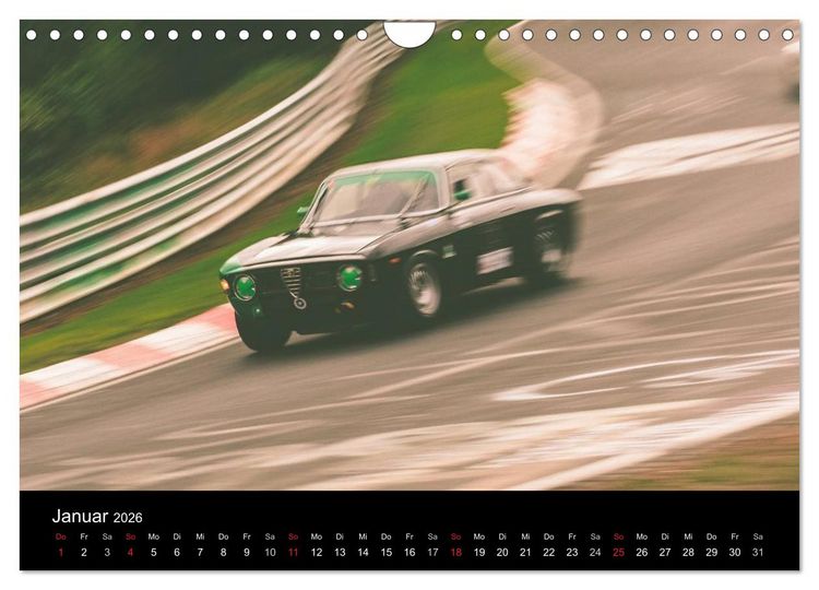 Produktbild: Vintage Racing, historischer Motorsport (Wandkalender 2026 DIN A4 quer), CALVENDO Monatskalender