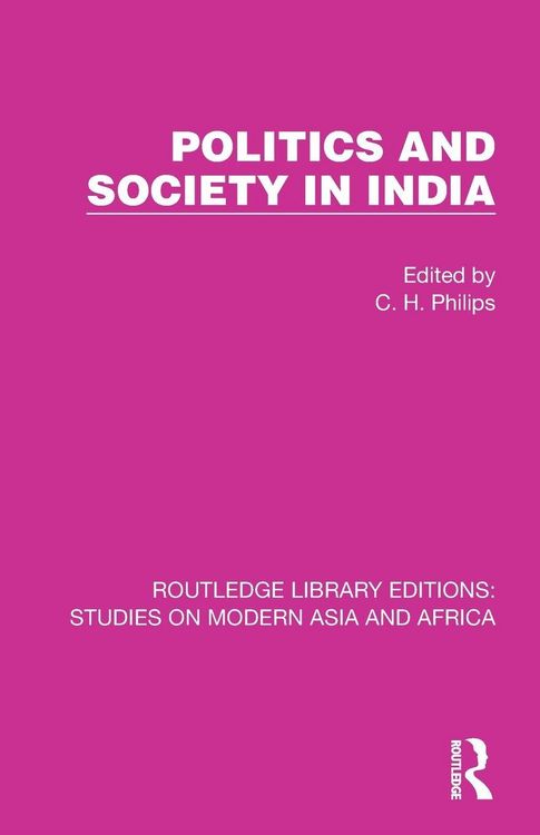 Produktbild: Politics and Society in India