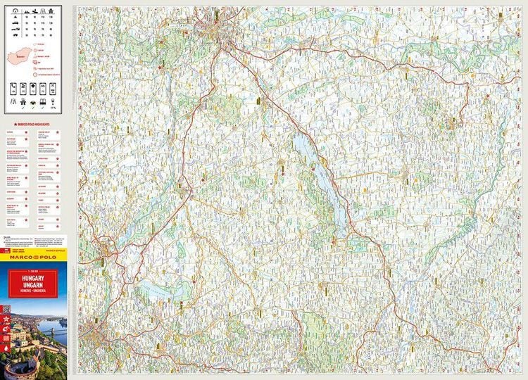 Produktbild: MARCO POLO Reisekarte Ungarn 1:350.000
