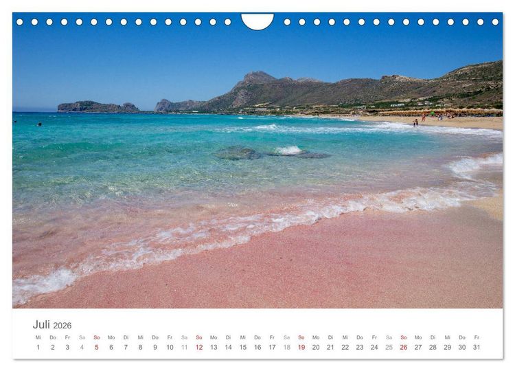 Produktbild: Kreta - Naturlandschaften (Wandkalender 2026 DIN A4 quer), CALVENDO Monatskalender