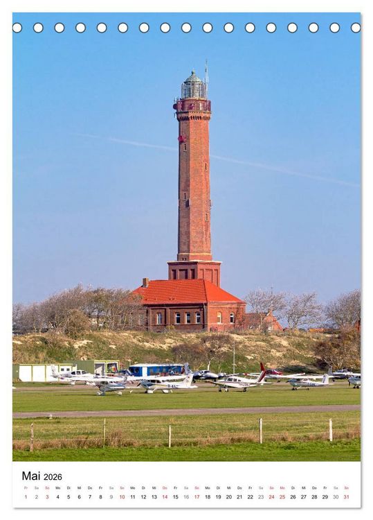 Produktbild: Norderney Inselportrait (Tischkalender 2026 DIN A5 hoch), CALVENDO Monatskalender