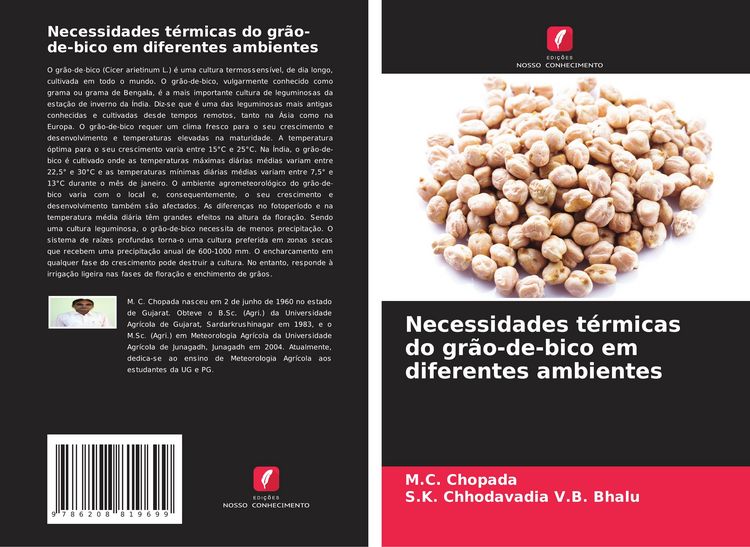 Produktbild: Necessidades t&eacute;rmicas do gr&atilde;o-de-bico em diferentes ambientes