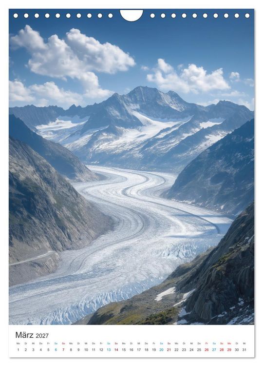 Produktbild: Berge im Wandel (Wandkalender 2027 DIN A4 hoch), CALVENDO Monatskalender