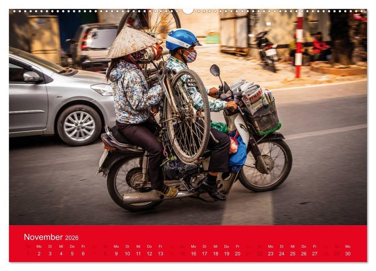 Produktbild: Eindr&uuml;cke von VIETNAM 2026 by Till Br&uuml;hne 2026 (Wandkalender 2026 DIN A2 quer), CALVENDO Monatskalender