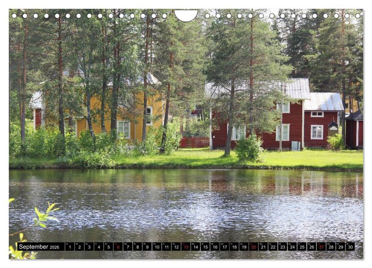 Produktbild: Sommer in Schwedens Lappland (Wandkalender 2026 DIN A4 quer), CALVENDO Monatskalender