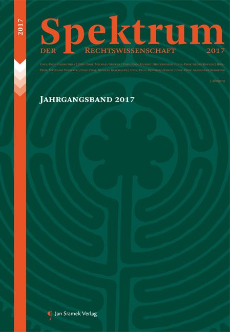 Produktbild: Spektrum der Rechtswissenschaft