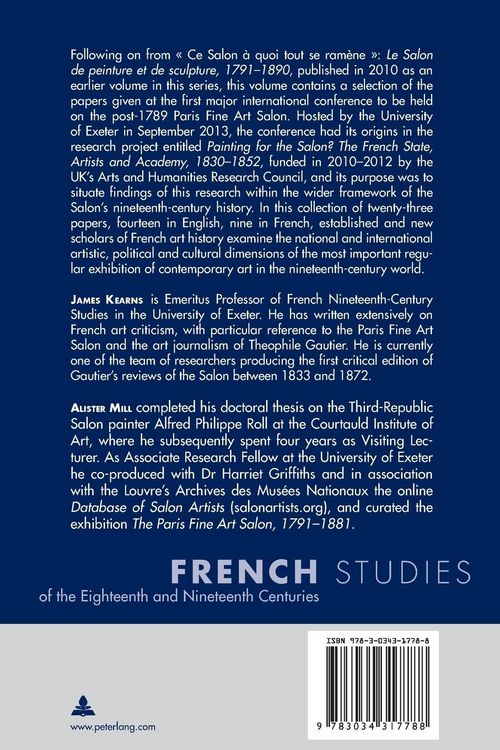Produktbild: The Paris Fine Art Salon/Le Salon, 1791&ndash;1881