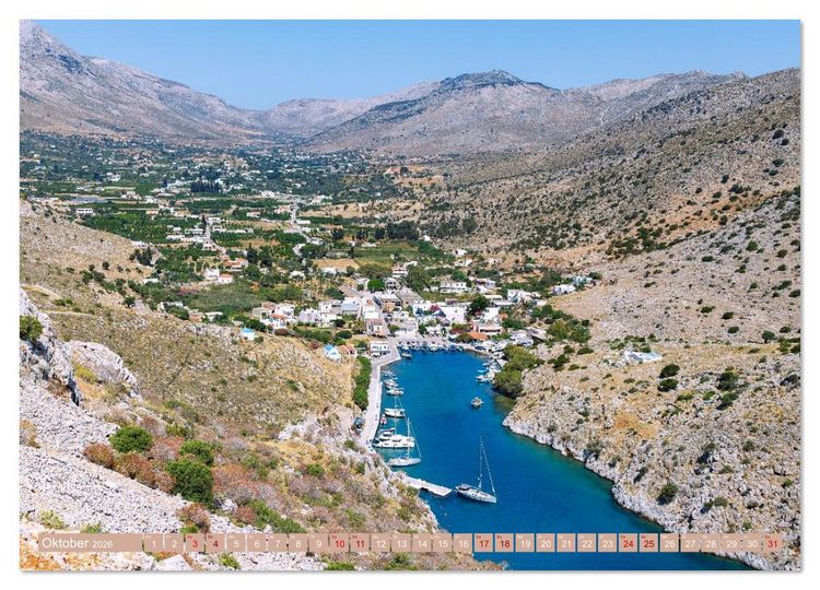 Produktbild: Kalymnos. Griechische Inselsch&ouml;nheit im Herzen des Dodekanes (Wandkalender 2026 DIN A2 quer), CALVENDO Monatskalender