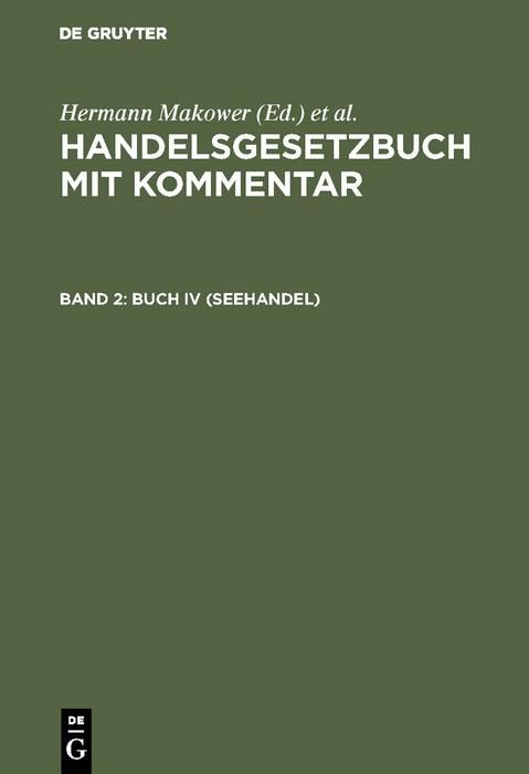 Produktbild: Buch IV (Seehandel)