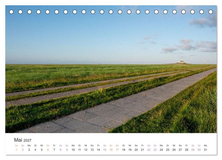 Produktbild: Hamburger Hallig - Der Weg ist das Ziel (Tischkalender 2027 DIN A5 quer), CALVENDO Monatskalender
