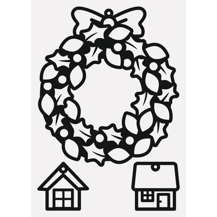 Produktbild: FOLIA&reg; Bastelset Transparentbilder Winter