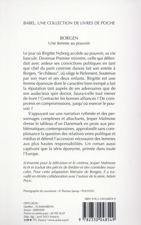 Produktbild: Malmose, J: Borgen/femme au pouvoir