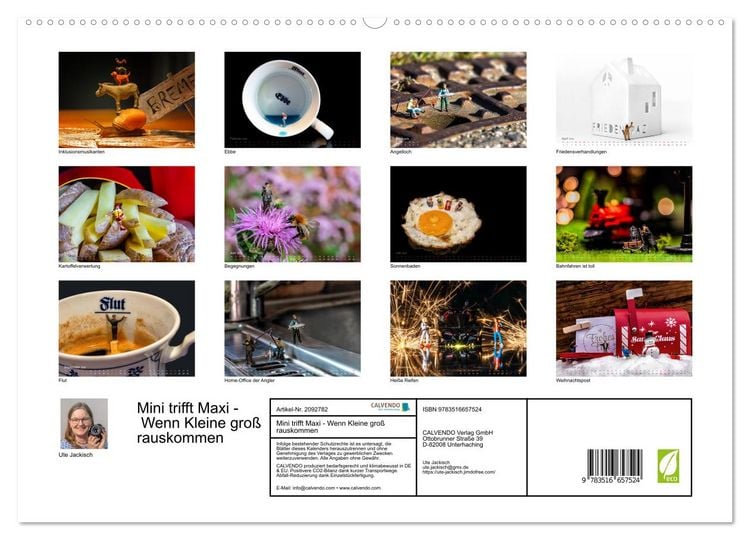 Produktbild: Mini trifft Maxi - Wenn Kleine gro&szlig; rauskommen (hochwertiger Premium Wandkalender 2026 DIN A2 quer), Kunstdruck in Hochglanz