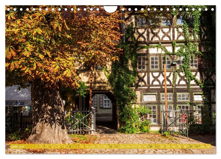 Produktbild: Romantisches Erfurt - Reise durch das sch&ouml;ne Th&uuml;ringen (Wandkalender 2026 DIN A4 quer), CALVENDO Monatskalender