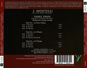 Produktbild: Elena Cecconi, L: Three Trios for Flute,Clarinet,Viola