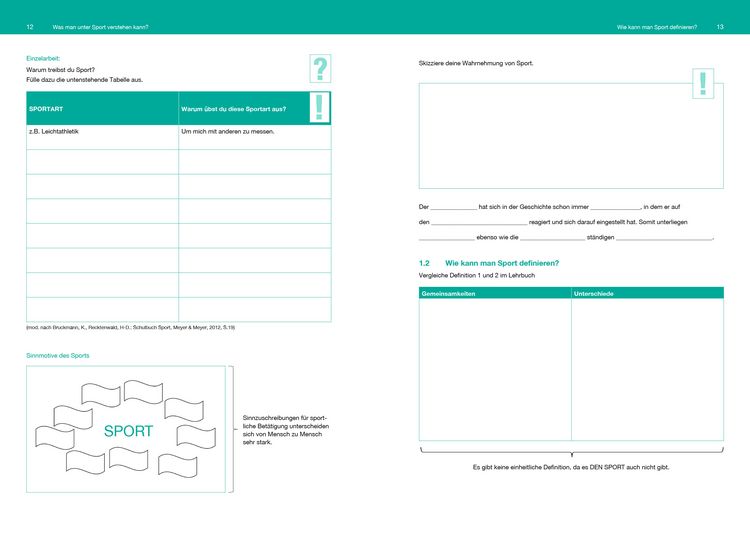 Produktbild: Fit im Schulsport &ndash; Arbeitsheft