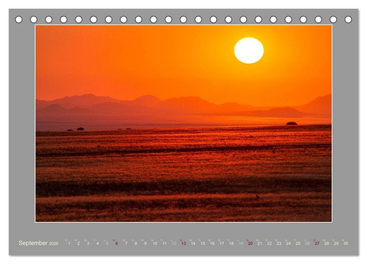 Produktbild: Namibia - Die Farben der Namib (Tischkalender 2026 DIN A5 quer), CALVENDO Monatskalender