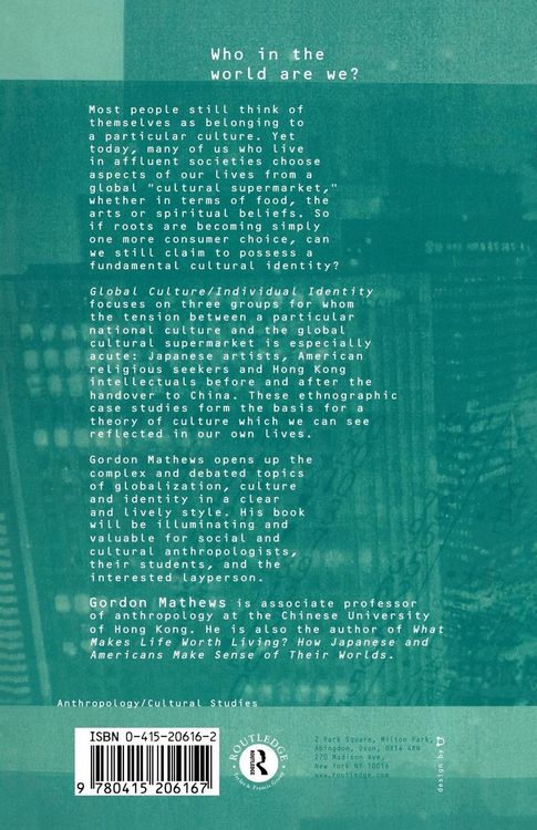 Produktbild: Global Culture/Individual Identity