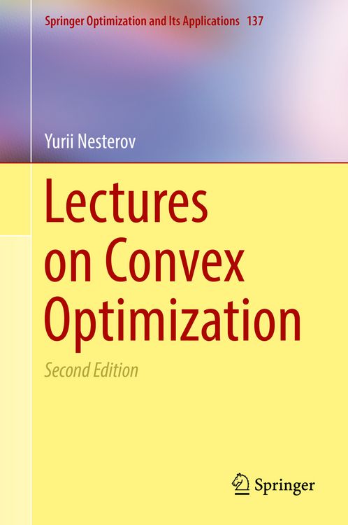Produktbild: Lectures on Convex Optimization