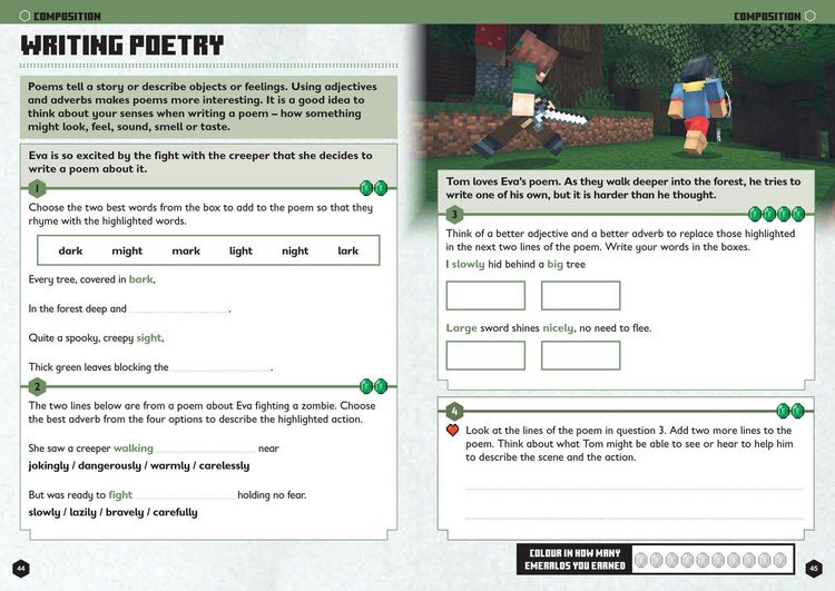 Produktbild: Minecraft English Ages 6-7