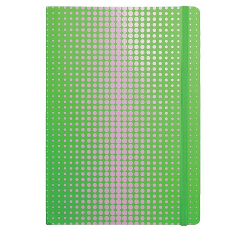 Produktbild: Notizbuch A4 Tec green-pink