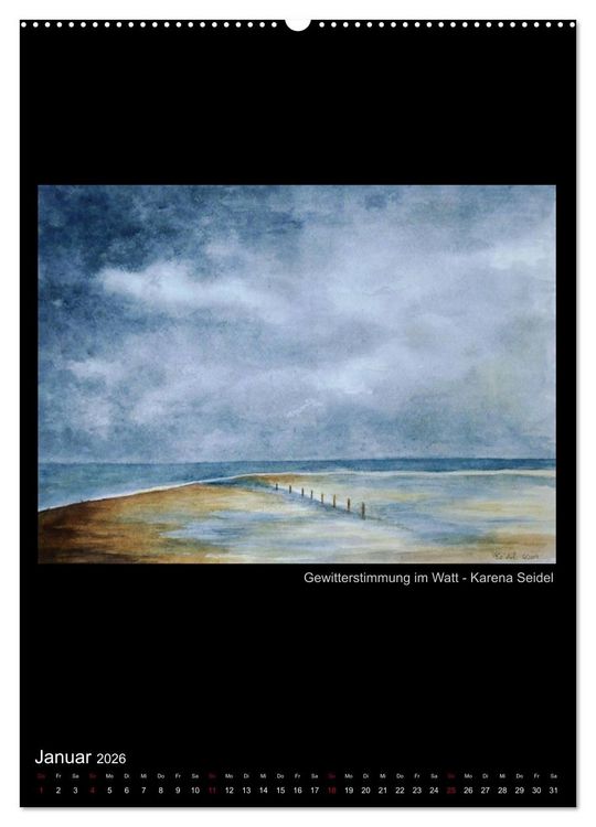 Produktbild: Kunstkalender der Moerser Palette e.V. (Wandkalender 2026 DIN A2 hoch), CALVENDO Monatskalender