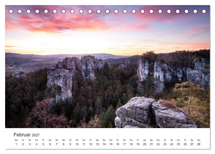 Produktbild: Fernweh Kalender (Tischkalender 2027 DIN A5 quer), CALVENDO Monatskalender