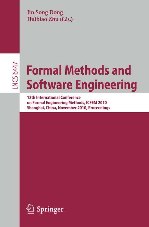 Produktbild: Formal Methods and Software Engineering