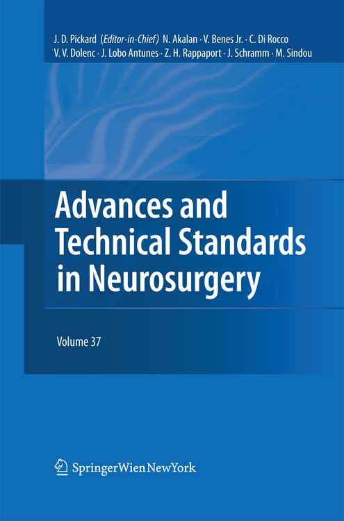 Produktbild: Advances and Technical Standards in Neurosurgery