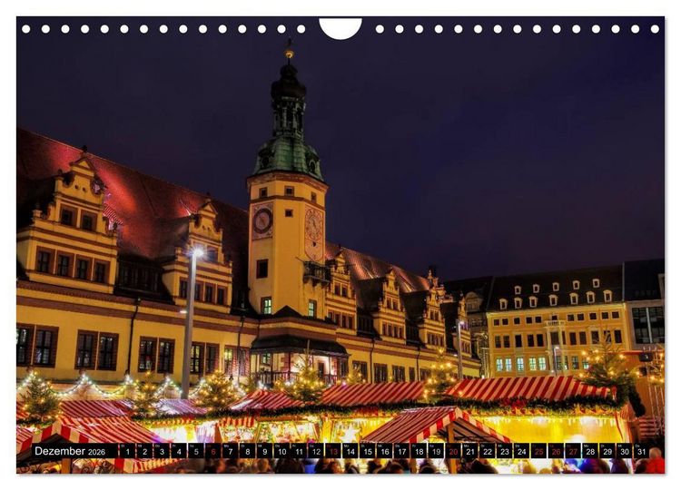 Produktbild: Reise durch Leipzig (Wandkalender 2026 DIN A4 quer), CALVENDO Monatskalender