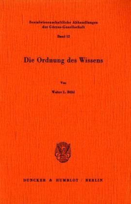 Produktbild: Die Ordnung des Wissens