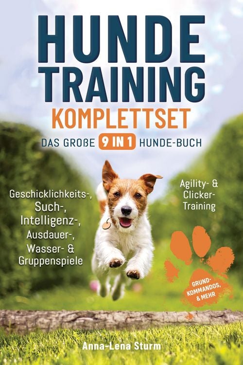 Produktbild: Hundetraining Komplettset - Das gro&szlig;e 9 in 1 Hunde-Buch