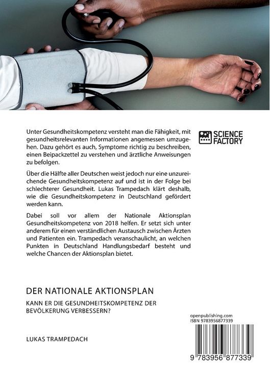 Produktbild: Der Nationale Aktionsplan. Kann er die Gesundheitskompetenz der Bev&ouml;lkerung verbessern?