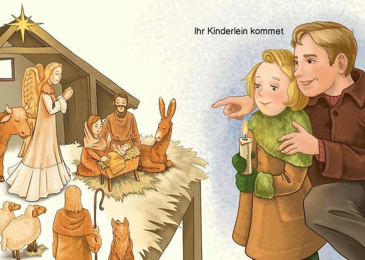 Produktbild: Die sch&ouml;nsten Weihnachtslieder. Das Soundbuch mit Musik zum Anh&ouml;ren und Mitsingen f&uuml;r Senioren mit Demenz.