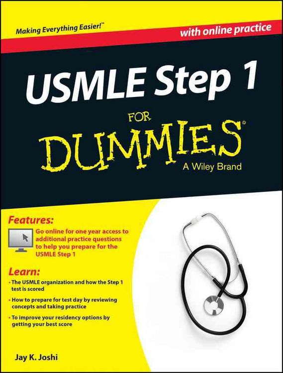 Produktbild: Joshi, D: USMLE Step 1 for Dummies with Online Practice Test