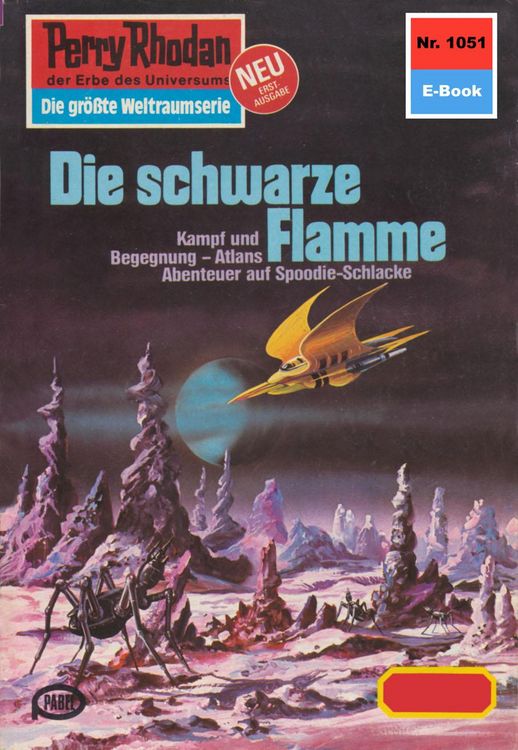 Produktbild: Perry Rhodan 1051: Die schwarze Flamme