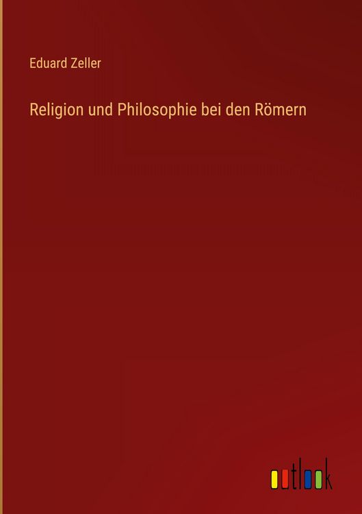 Produktbild: Religion und Philosophie bei den R&ouml;mern