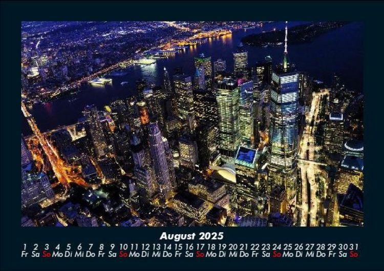 Produktbild: New York 2025 Fotokalender DIN A5
