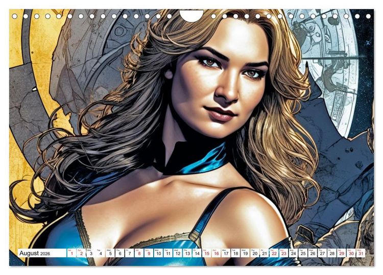 Produktbild: The Muse Moira in Twelve Facets (Wall Calendar 2026 DIN A4 landscape), CALVENDO 12 Month Wall Calendar