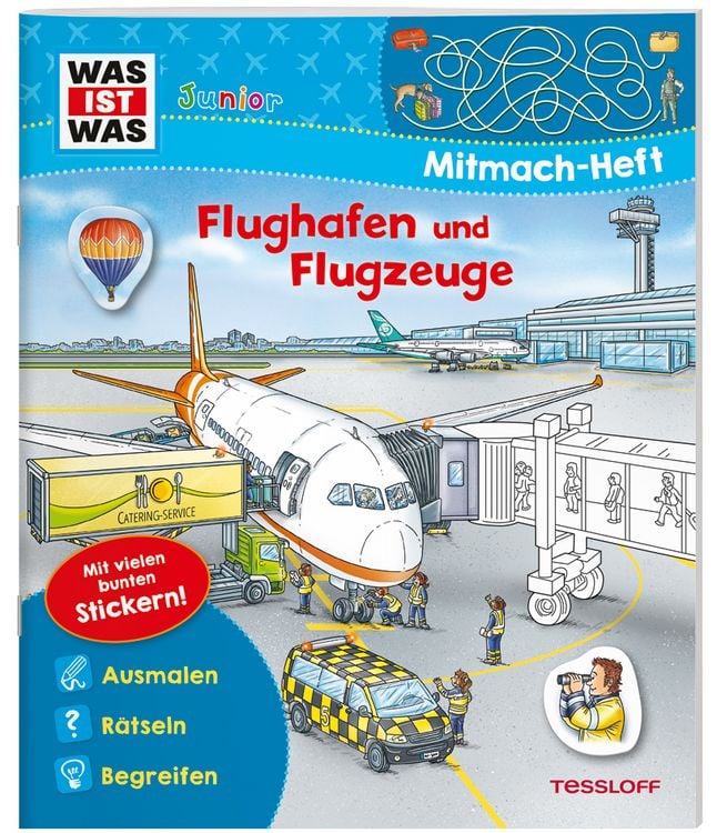 Bild vom Artikel WAS IST WAS Junior Mitmach-Heft Flughafen und Flugzeuge vom Autor Tatjana Marti