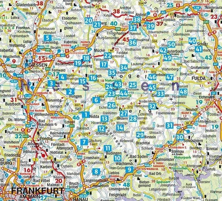 Produktbild: ROTHER Wanderf&uuml;hrer Vogelsberg - Wetterau